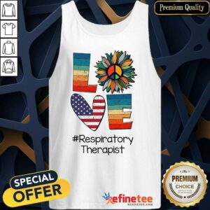 Love Respiratory Therapist Tank Top