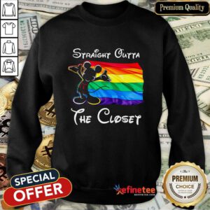 Mickey Straight Outta The Closet Sweatshirt