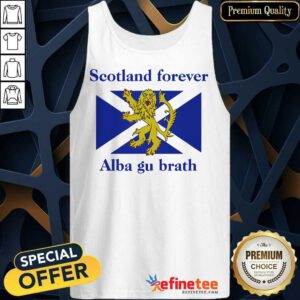 Scotland Forever Alba Gu Brath Tank Top