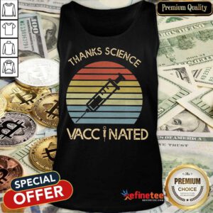 Thanks Science Vaccinated Vintage Tank Top