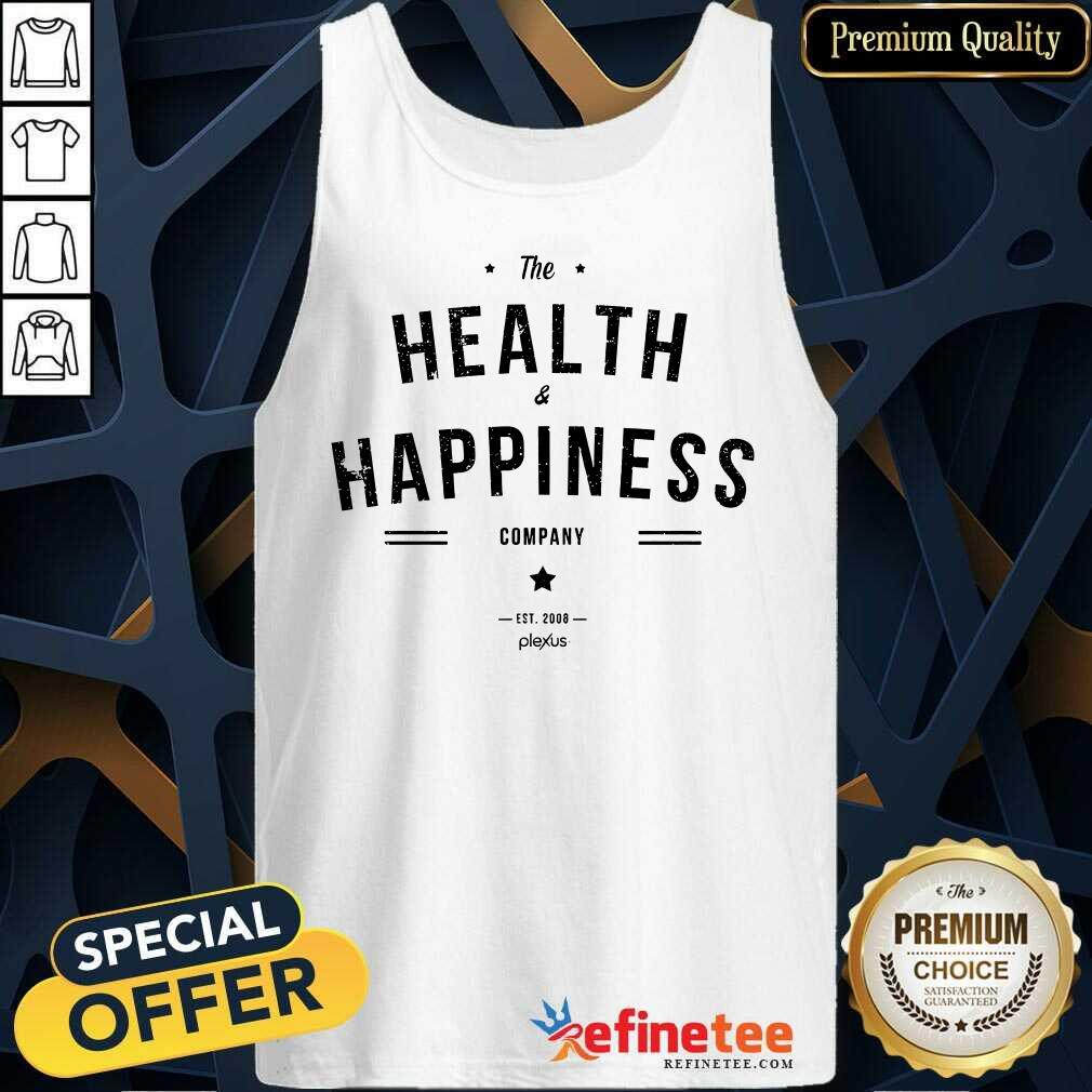 Retro Health & Happiness Company Est 2008 tank-top