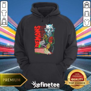 Demons Retro Horror Hoodie