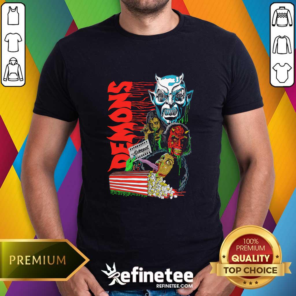 Demons Retro Horror T-shirt