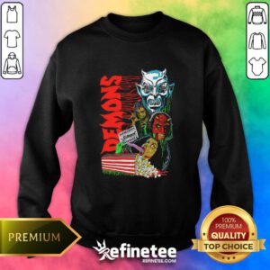 Demons Retro Horror Sweater