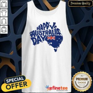 Happy Australia Day tank-top