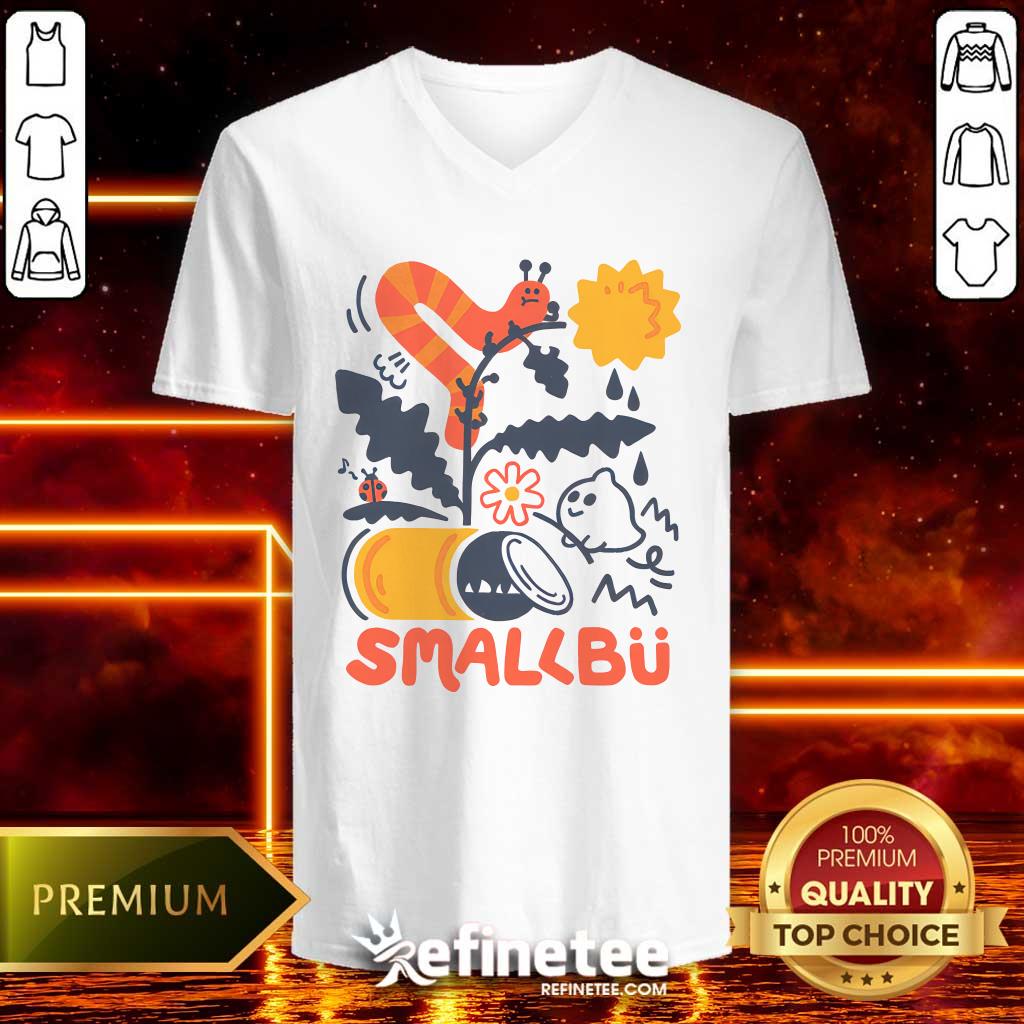 Cute Smallbu Worm v-neck