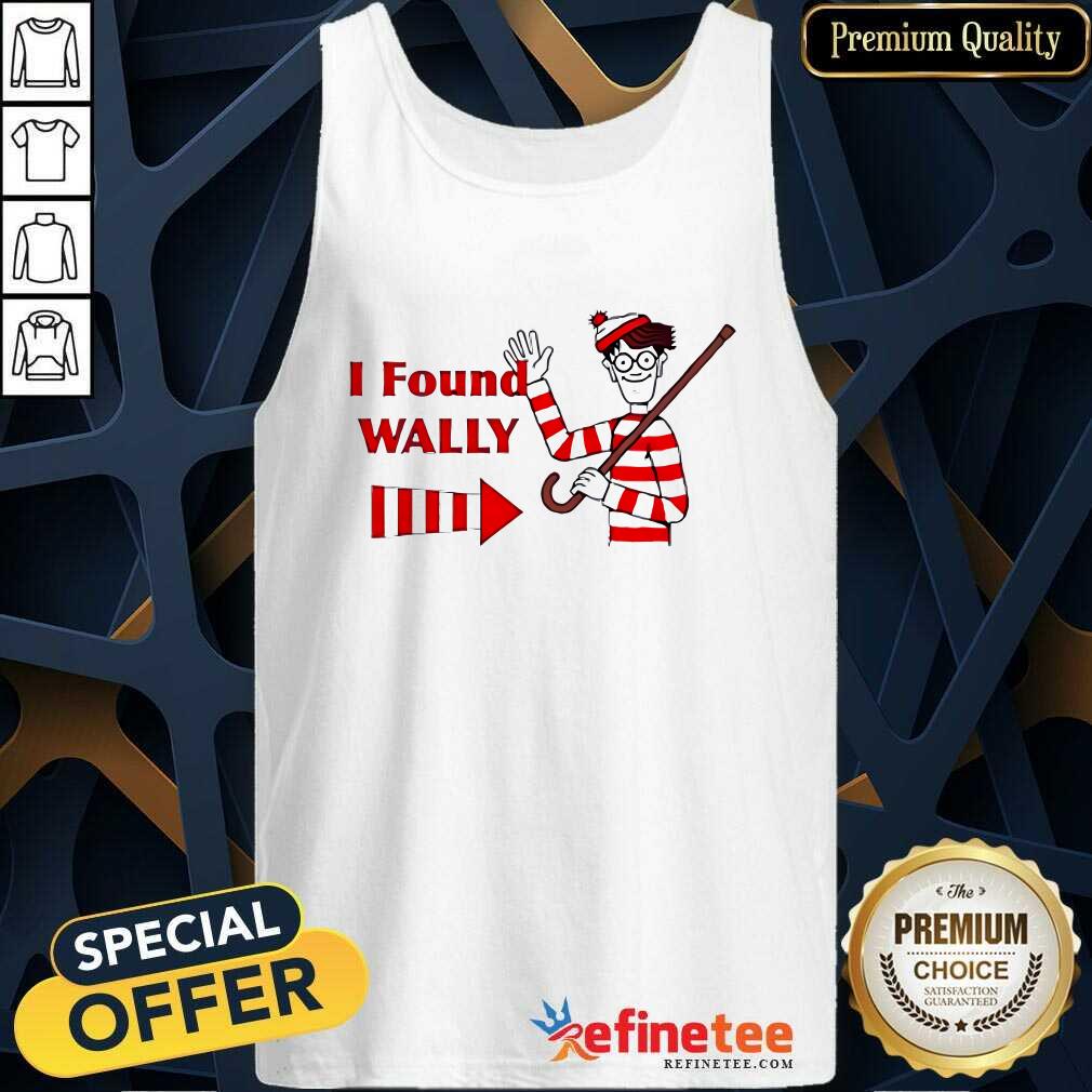 Great Cute I Found Wally Tank-top