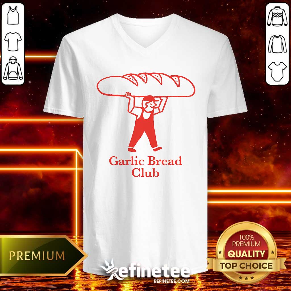 Hot Garlic Bread Club V-neck