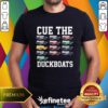 Official Cue The DuckBoats Celtics 2024 T-Shirt