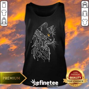Official Cyberpunk Cat Of Tomorrow Tank-top