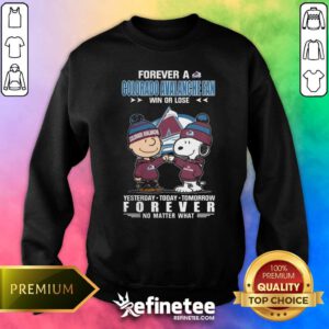 Hot A Colorado Avalanche Fan Yesterday Today Tomorrow Forever Sweater