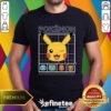 Good Cute Eevee Pikachu Charmander Squirtle Bulbasaur Grid T-Shirt