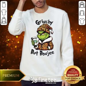 Hot Grinchy But Boujee Christmas Sweater