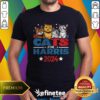 Pretty Cute Cats For Harris 2024 Kamala Harris For President 2024 T-Shirt