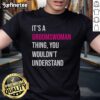 Funny It's A Groomswoman Thing meme T-shirt design featuring humorous graphics for bridal party celebrations.