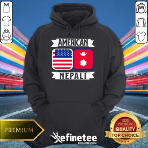 Good American Nepal Nepali Flag Hoodie