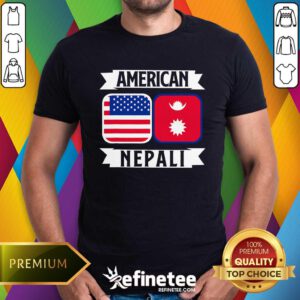 Good American Nepal Nepali Flag T-Shirt