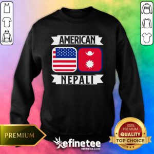 Good American Nepal Nepali Flag Sweater