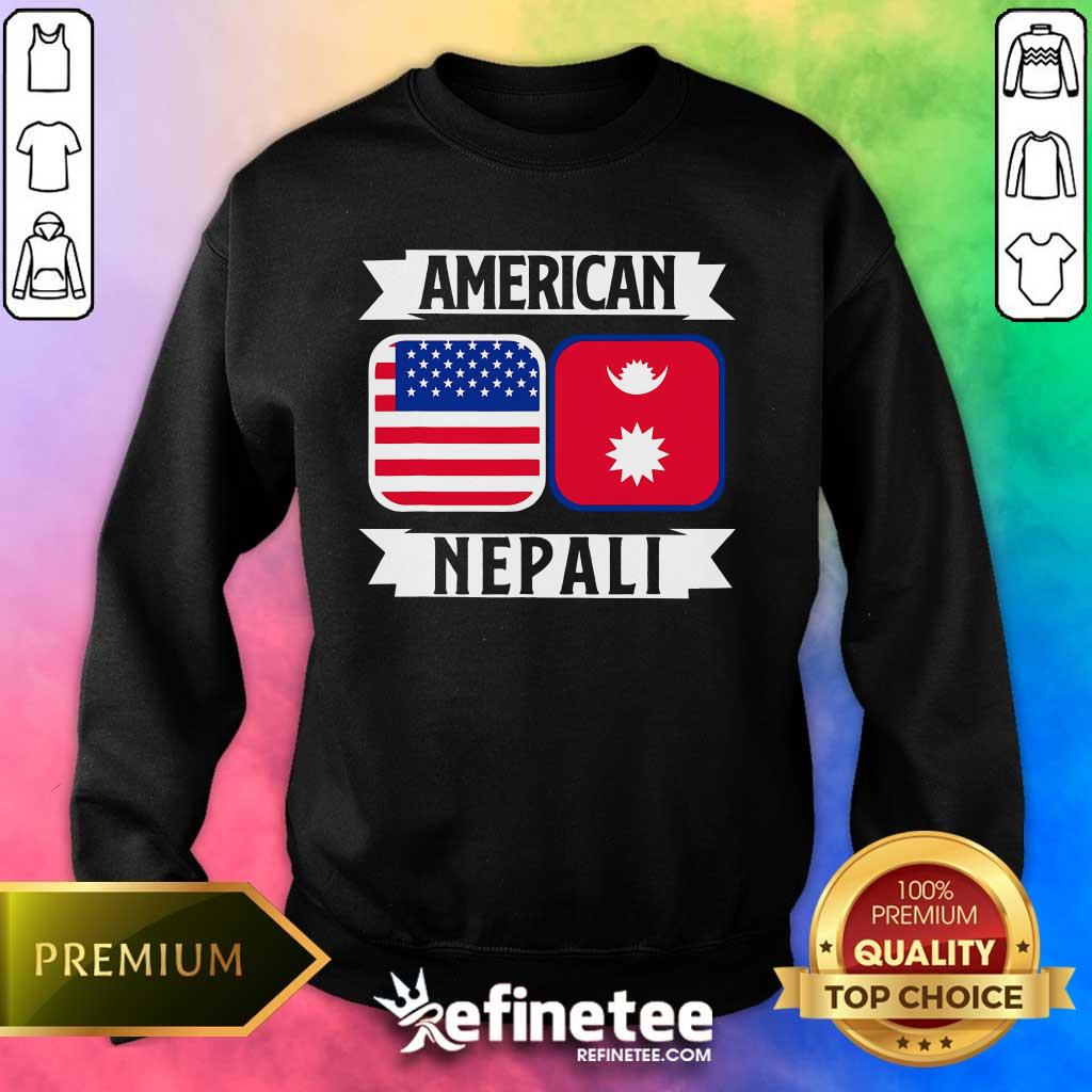 Good American Nepal Nepali Flag Sweater