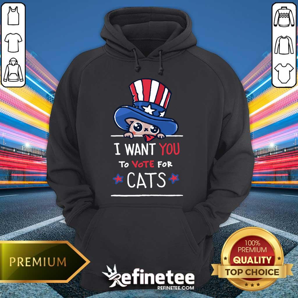 Good Cute You Should Vote For Cats Hoodie