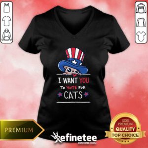 Good Cute You Should Vote For Cats V-neck
