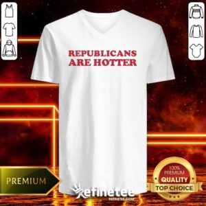 Hot Morgonn Mcmichael Wearing Republicans Are Hotter V-neck