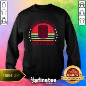 Hot Sauced Cranberry Thanksgiving Holiday Humor Sunset Sweater