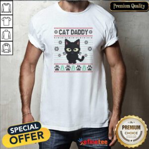 Nice Cute Kitty Cat Lover Xmas Cat Ugly Christmas T-Shirt