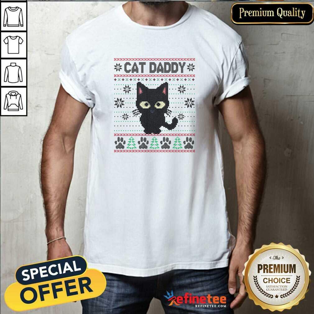 Nice Cute Kitty Cat Lover Xmas Cat Ugly Christmas T-Shirt