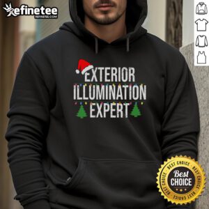 Alternative view of Nice Exterior Illumination Expert Christmas T-Shirt