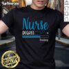 Nice Nursing Degree Loading T-Shirt with stethoscope design, perfect for future nurses celebrating their journey.