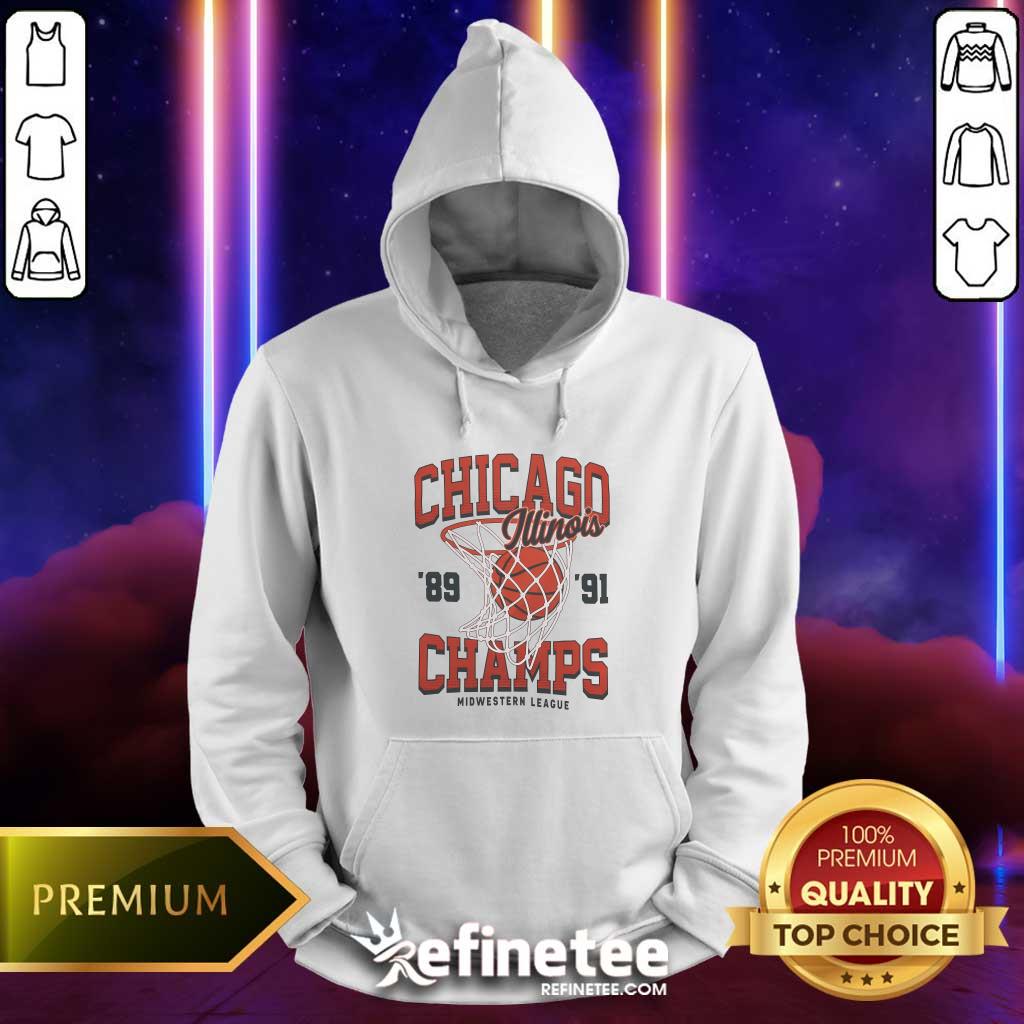 Official Chicago Champs 1989 1991 Hoodie