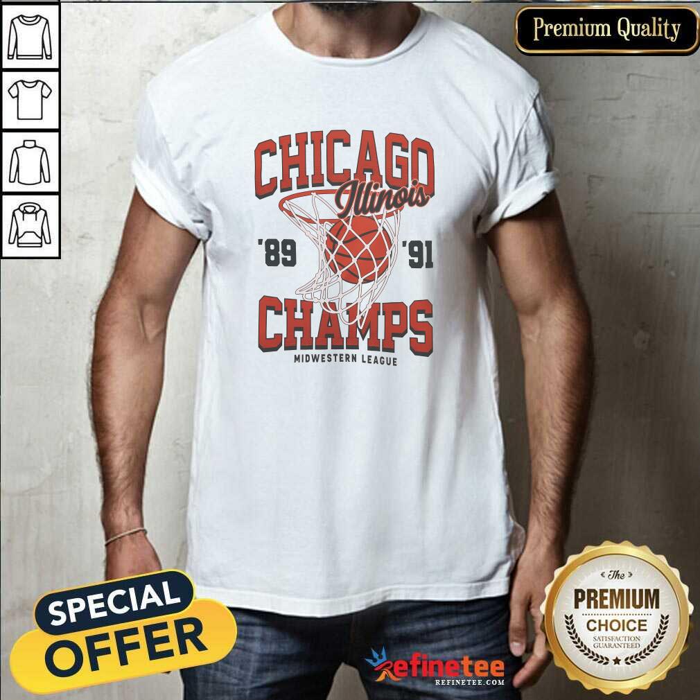 Official Chicago Champs 1989 1991 T-Shirt