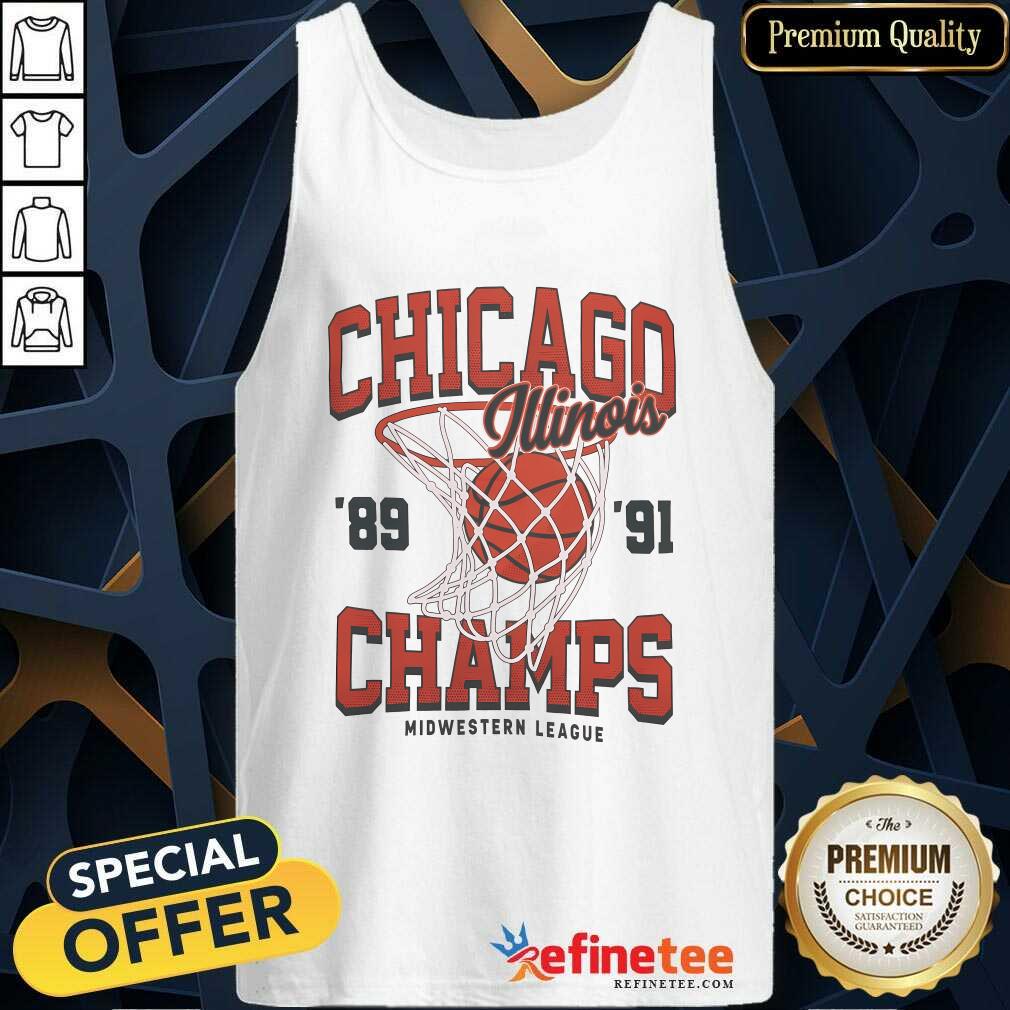 Official Chicago Champs 1989 1991 Tank-top