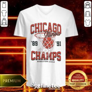 Official Chicago Champs 1989 1991 V-neck
