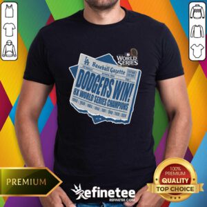 Official Los Angeles Dodgers 2024 8 Times World Series Champions T-Shirt