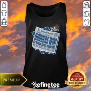 Official Los Angeles Dodgers 2024 8 Times World Series Champions Tank-top