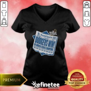 Official Los Angeles Dodgers 2024 8 Times World Series Champions V-neck
