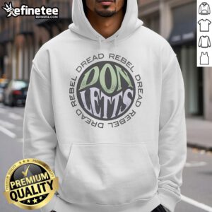 Alt Text: Official Neighborhood NH x Rebel Dread Hardware Hoodie in black with logo, perfect for streetwear enthusiasts.