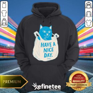 Original Cat Have A Nice Day In My Bag Hoodie