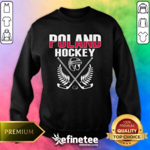 Original Poland Ice Hockey Fans Jersey Polish Hockey Team Supporter Sweater