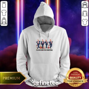 Original Trump I'll Be Home For Christmas Hoodie