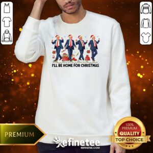 Original Trump I'll Be Home For Christmas Sweater