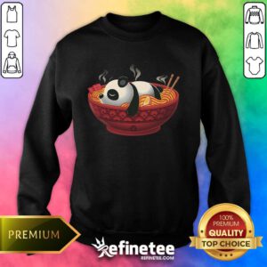 Top Cute Sleepy Ramen Panda Sweater