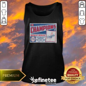 Top Los Angeles Dodgers 2024 8-Time World Series Champions Tank-top