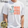 Cute The Pigeon Hot Dogs T-Shirt featuring a playful pigeon graphic and vibrant colors, perfect for casual wear.