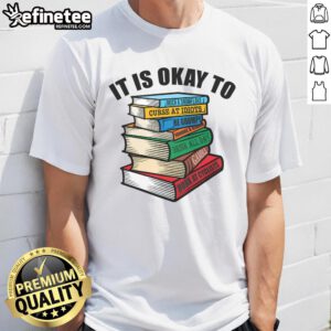 Funny Book Stack T-Shirt design for grumpy people, showcasing humorous satire for book lovers and humor enthusiasts.