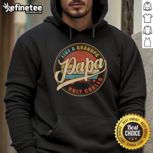 Funny Papa hoodie with vintage definition design, perfect gift for dads, grandpas, and cool papas who love unique style.