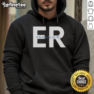 Alt Text: Good Emergency Room ER Nurse Registered Nurse Hoodie in navy blue, perfect for dedicated healthcare professionals.