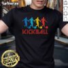 Good Kickball Player Retro Pop Art T-Shirt featuring vibrant graphics and playful design, perfect for kickball enthusiasts.